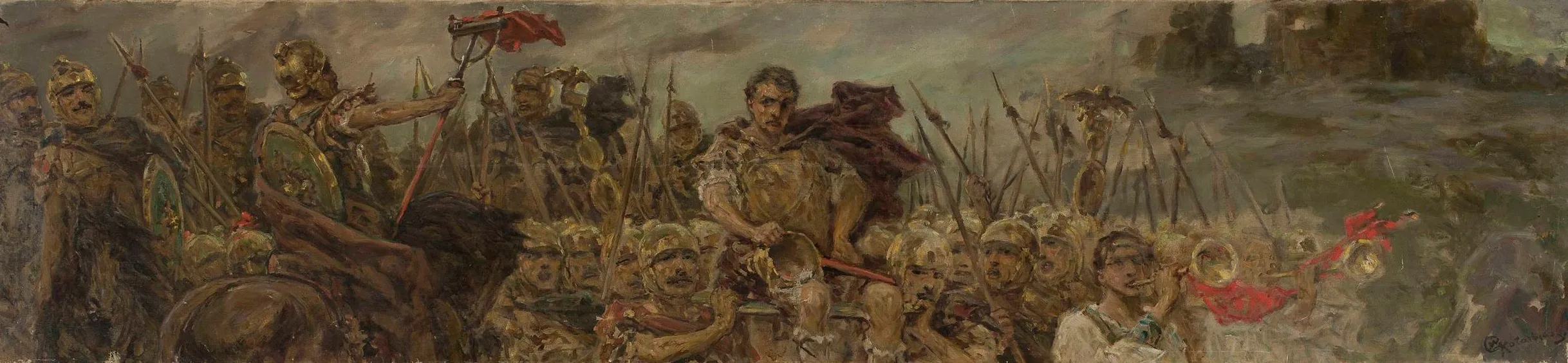 Victorious Procession After The Battle Wall Art by Wilhelm Kotarbiński - High-Resolution Digital Print