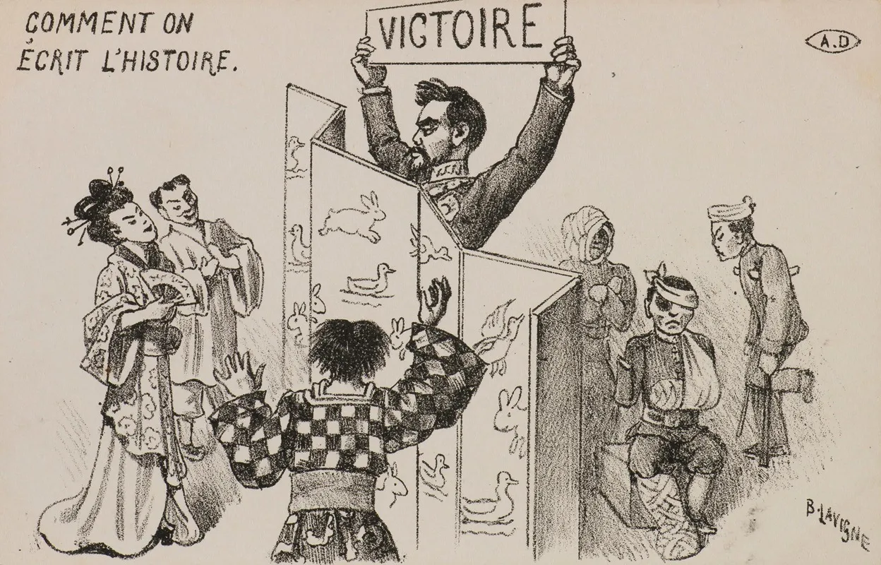Victory How One Writes History Wall Art by B. Lavigne - High-Resolution Digital Print