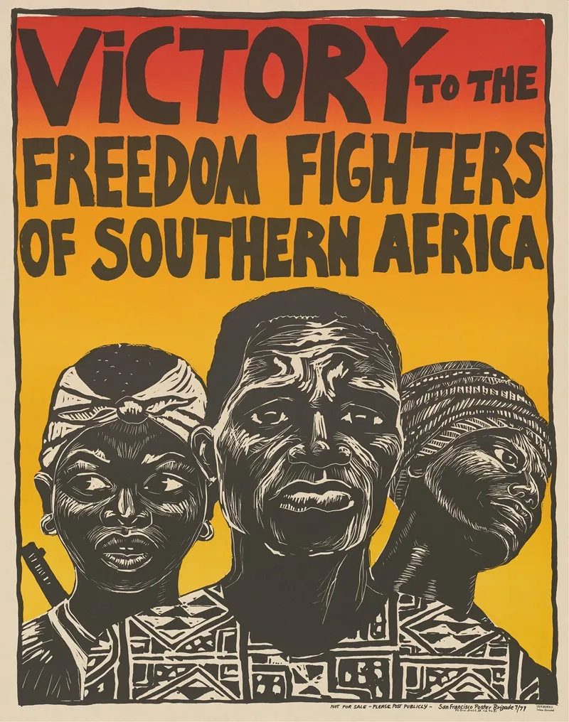 Victory To The Freedom Fighters Of Southern Africa Wall Art by Rachael Romero - High-Resolution Digital Print