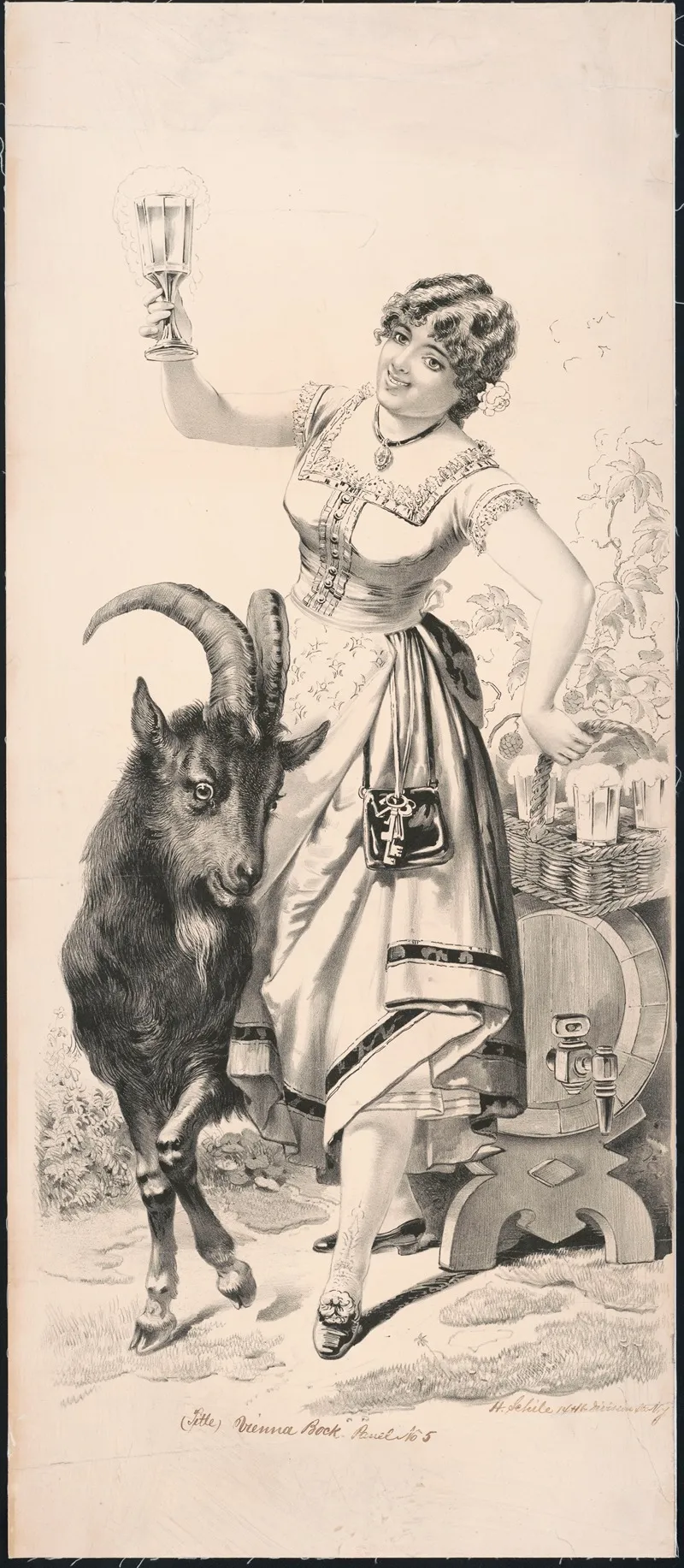 Vienna Bock Panel Wall Art by Henry Jerome Schile - High-Resolution Digital Print