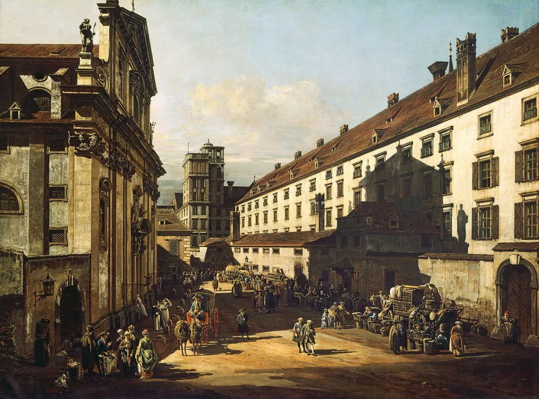 Vienna Dominican Church Wall Art by Canaletto - High-Resolution Digital Print
