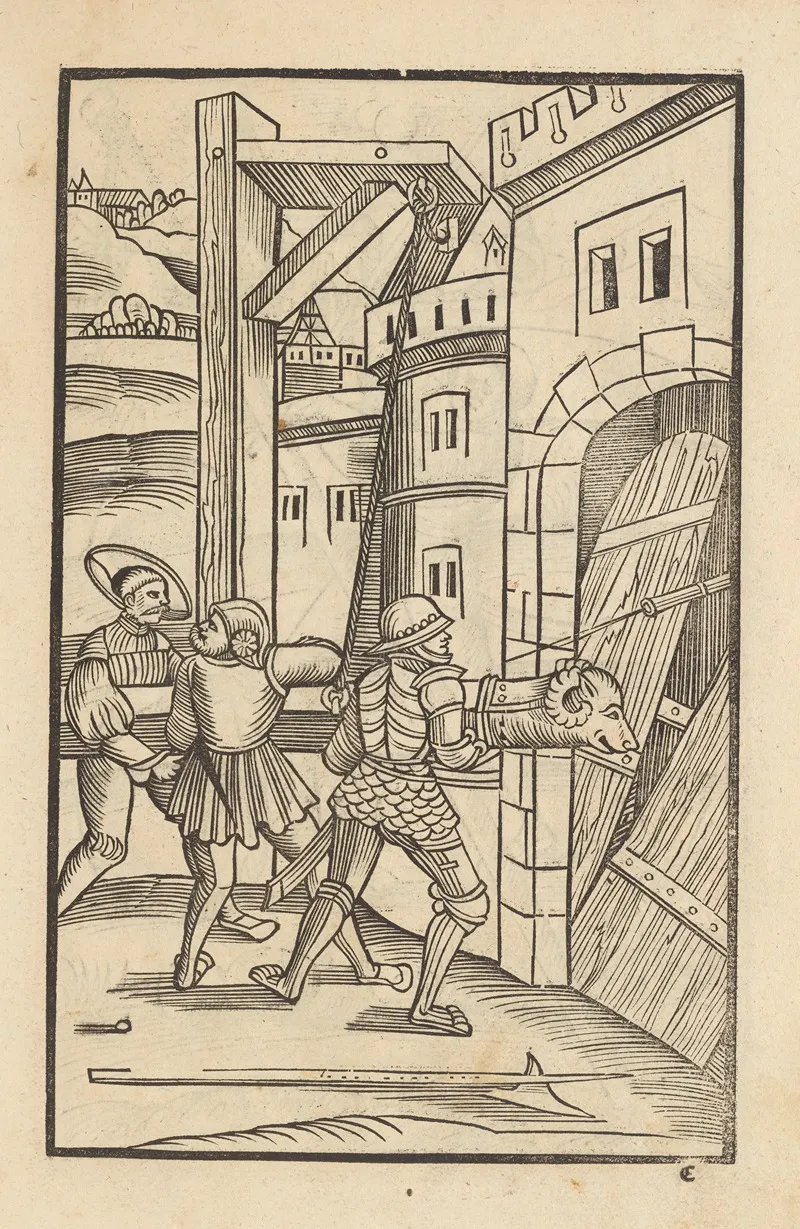 Vier Bucher Der Ritterschafft Pl 002 Wall Art by Flavius Vegetius Renatus - High-Resolution Digital Print