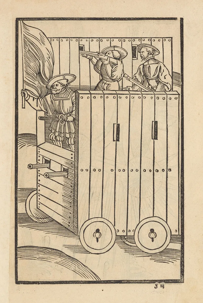 Vier Bucher Der Ritterschafft Pl 014 Wall Art by Flavius Vegetius Renatus - High-Resolution Digital Print