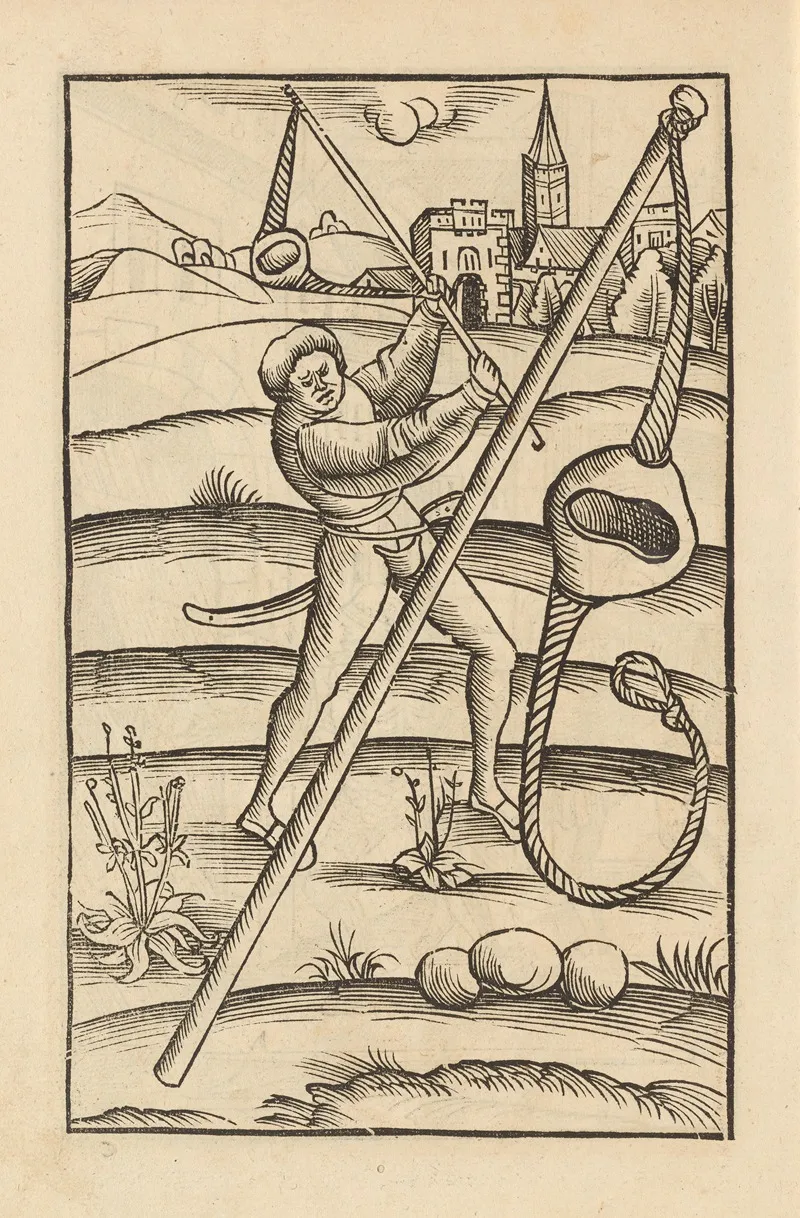 Vier Bucher Der Ritterschafft Pl 016 Wall Art by Flavius Vegetius Renatus - High-Resolution Digital Print