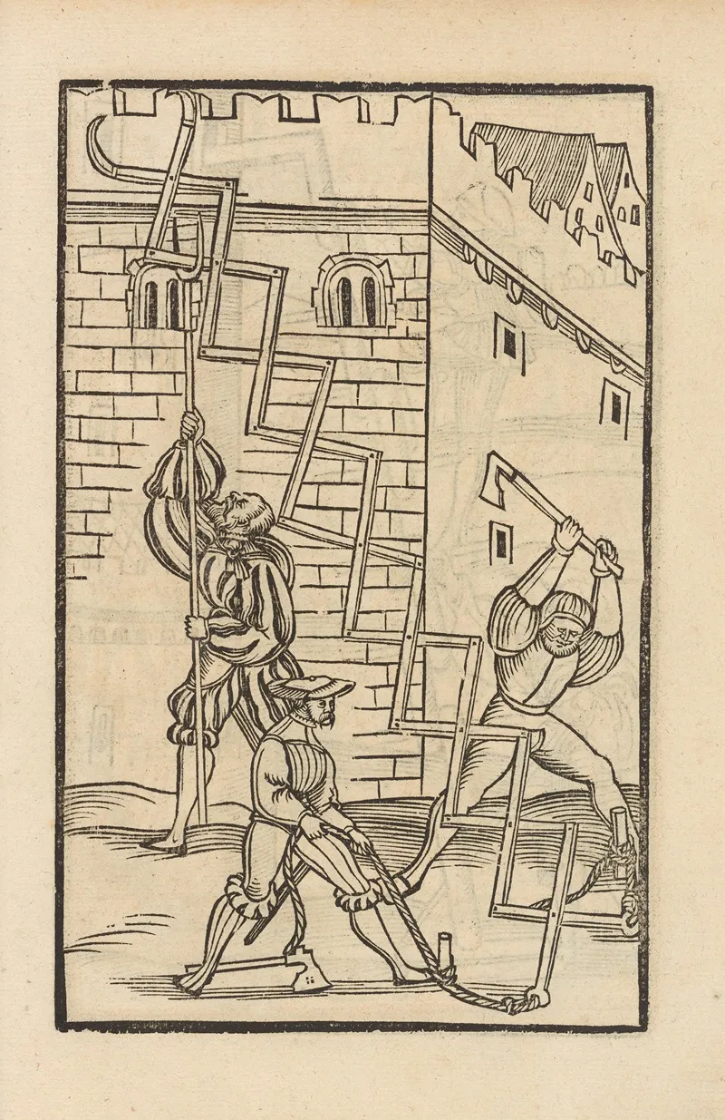 Vier Bucher Der Ritterschafft Pl 021 Wall Art by Flavius Vegetius Renatus - High-Resolution Digital Print