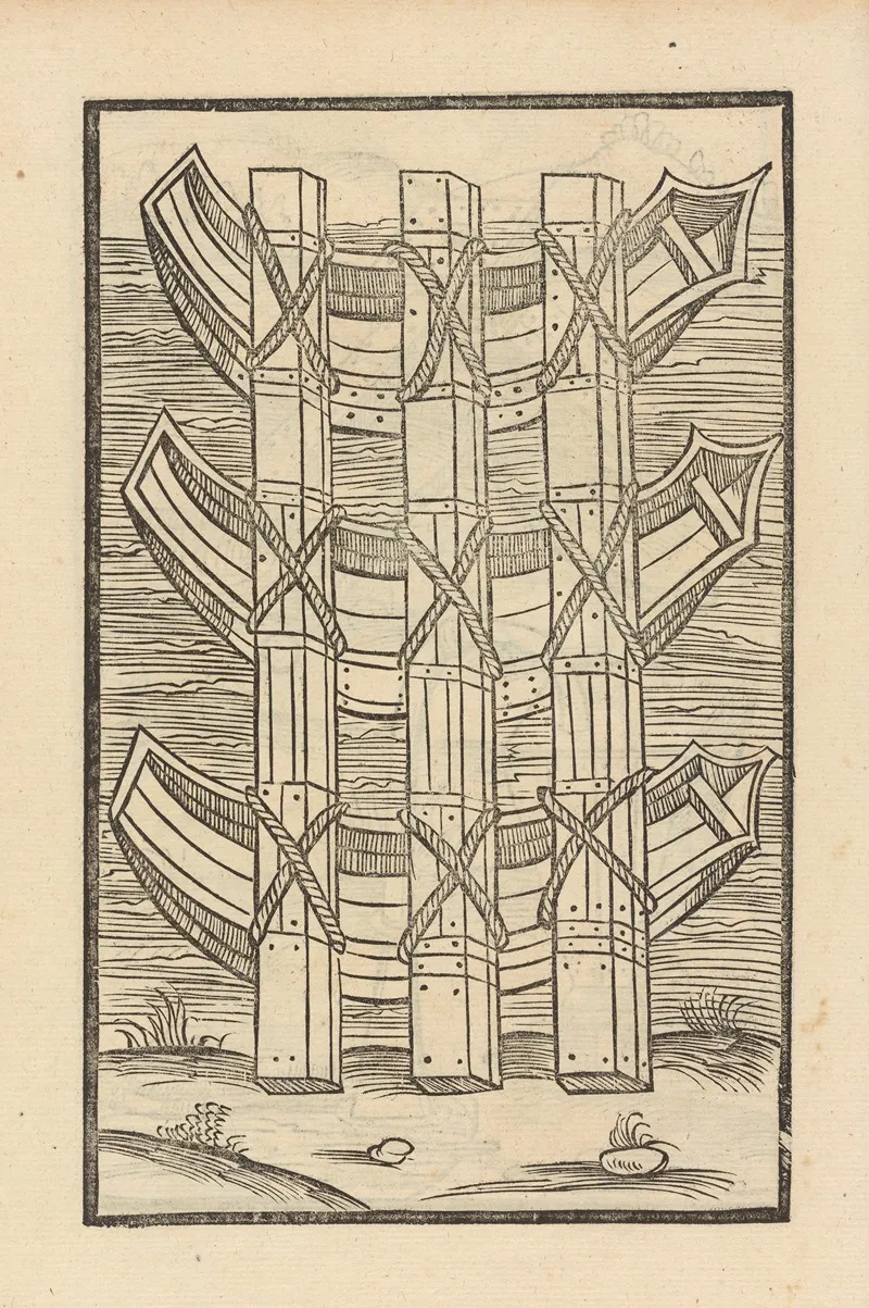 Vier Bucher Der Ritterschafft Pl 033 Wall Art by Flavius Vegetius Renatus - High-Resolution Digital Print