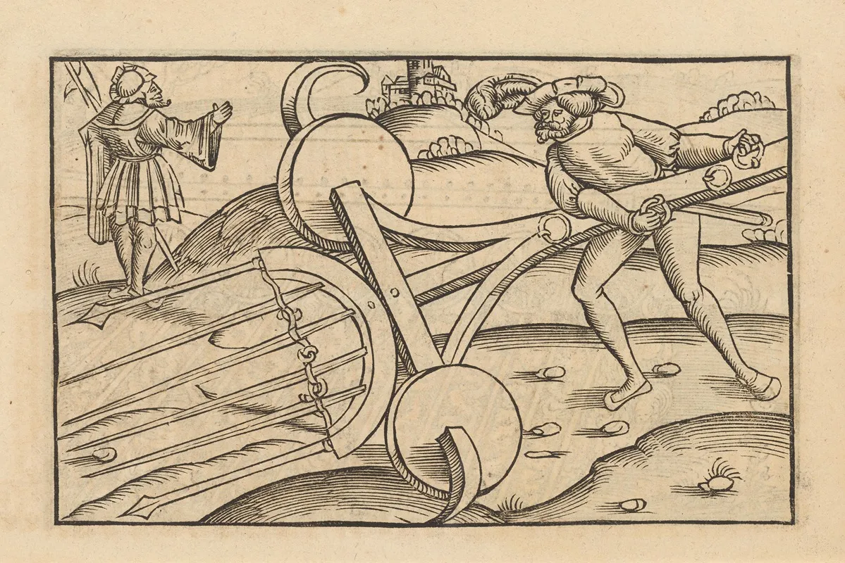 Vier Bucher Der Ritterschafft Pl 057 Wall Art by Flavius Vegetius Renatus - High-Resolution Digital Print