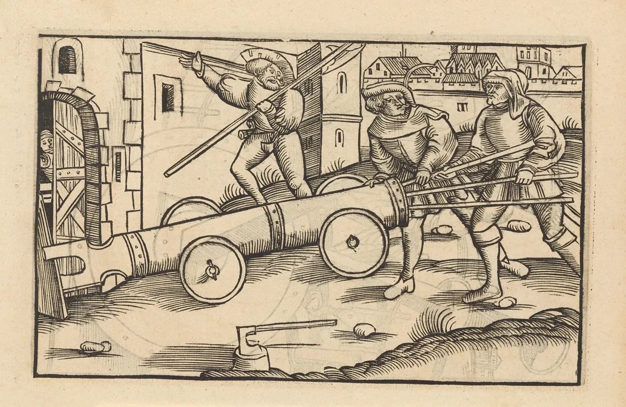 Vier Bucher Der Ritterschafft Pl 058 Wall Art by Flavius Vegetius Renatus - High-Resolution Digital Print