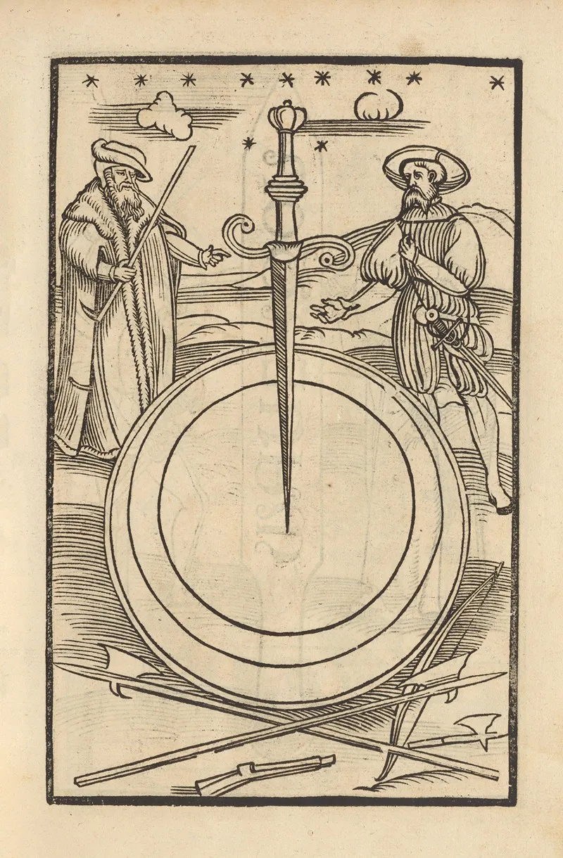Vier Bucher Der Ritterschafft Pl 059 Wall Art by Flavius Vegetius Renatus - High-Resolution Digital Print