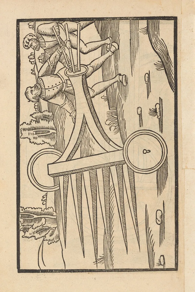Vier Bucher Der Ritterschafft Pl 066 Wall Art by Flavius Vegetius Renatus - High-Resolution Digital Print