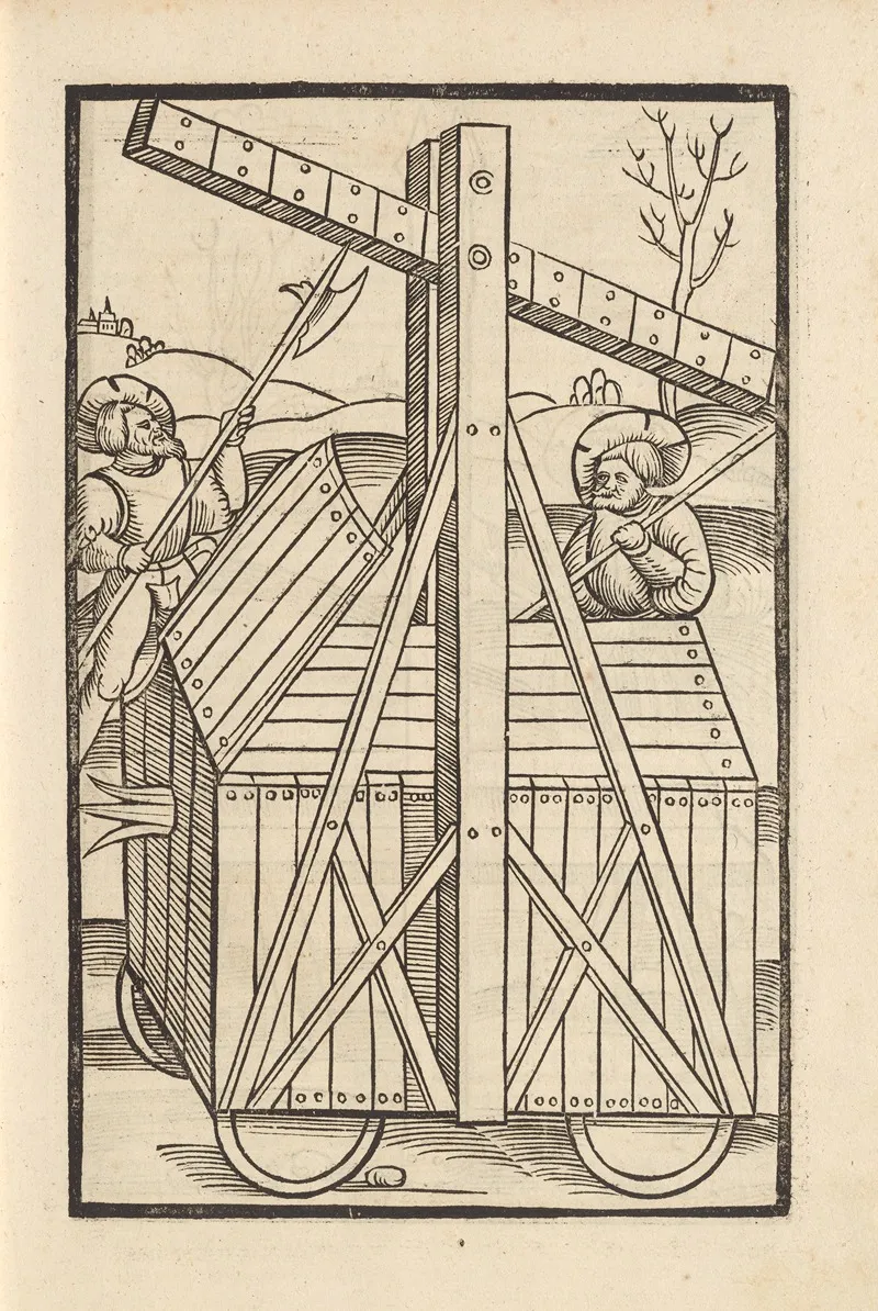 Vier Bucher Der Ritterschafft Pl 079 Wall Art by Flavius Vegetius Renatus - High-Resolution Digital Print