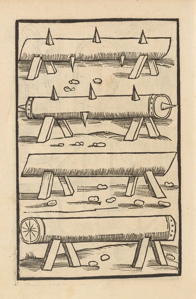Vier Bucher Der Ritterschafft Pl 091 Wall Art by Flavius Vegetius Renatus - High-Resolution Digital Print