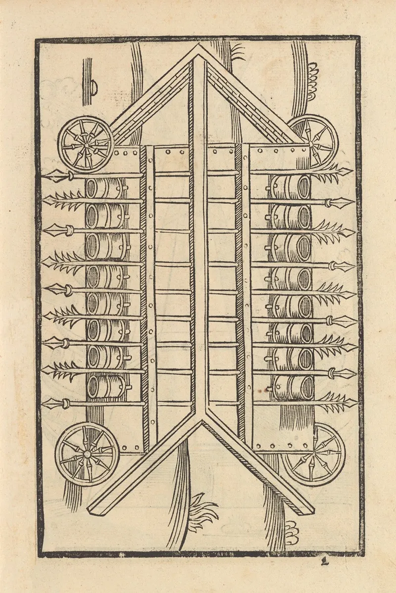 Vier Bucher Der Ritterschafft Pl 094 Wall Art by Flavius Vegetius Renatus - High-Resolution Digital Print