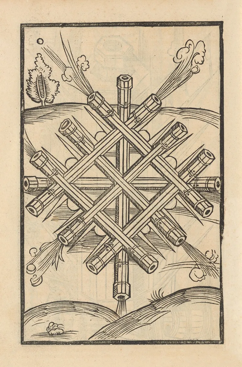 Vier Bucher Der Ritterschafft Pl 104 Wall Art by Flavius Vegetius Renatus - High-Resolution Digital Print