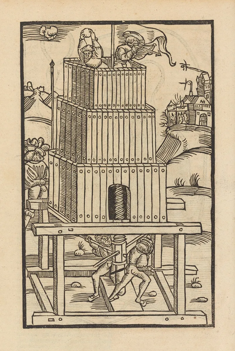 Vier Bucher Der Ritterschafft Pl 106 Wall Art by Flavius Vegetius Renatus - High-Resolution Digital Print