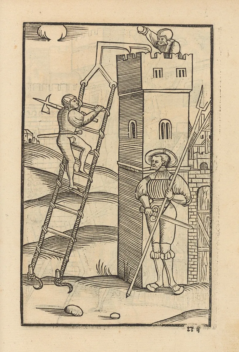 Vier Bucher Der Ritterschafft Pl 109 Wall Art by Flavius Vegetius Renatus - High-Resolution Digital Print