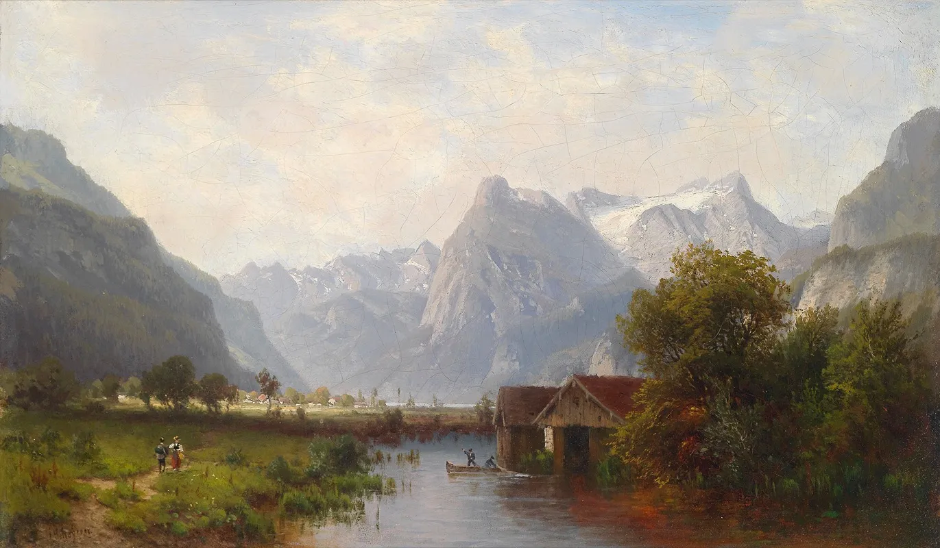 Vierwaldstatter See 2 Wall Art by Joseph Schoyerer - High-Resolution Digital Print