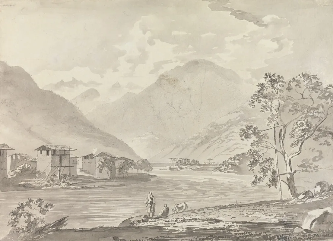 View Above Poonaka Punakha