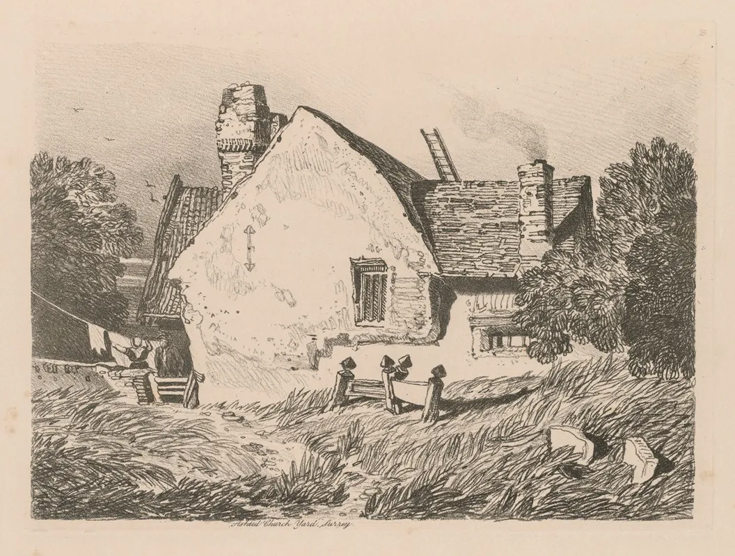 View At Ashdted Surrey Wall Art by John Sell Cotman - High-Resolution Digital Print