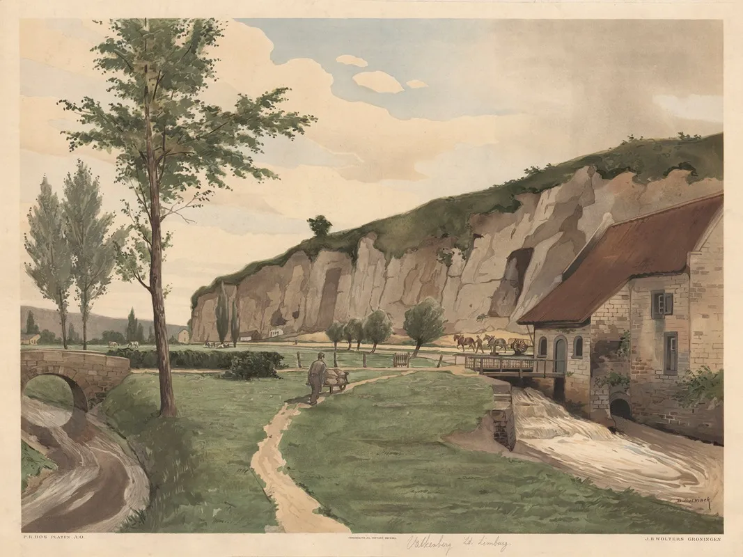 View At Geuldal Wall Art by Bernardus Bueninck - High-Resolution Digital Print