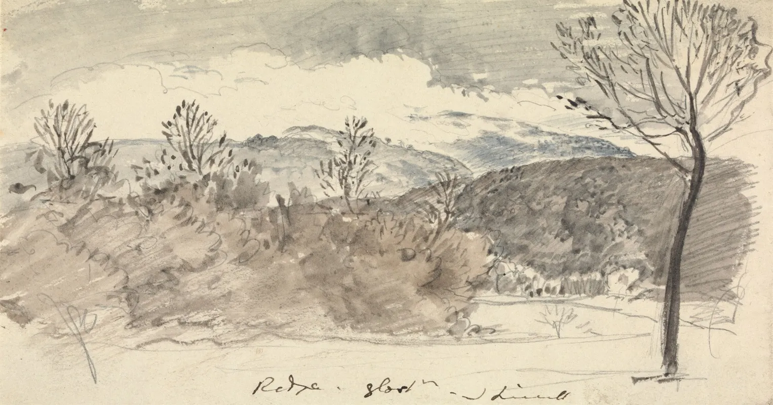 View At Mr Sheppards The Ridge Gloucestershire Wall Art by John Linnell - High-Resolution Digital Print