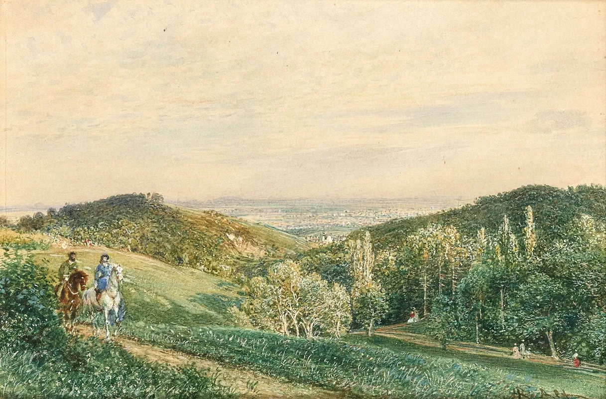 View From Cobenzl To Grinzing And Vienna