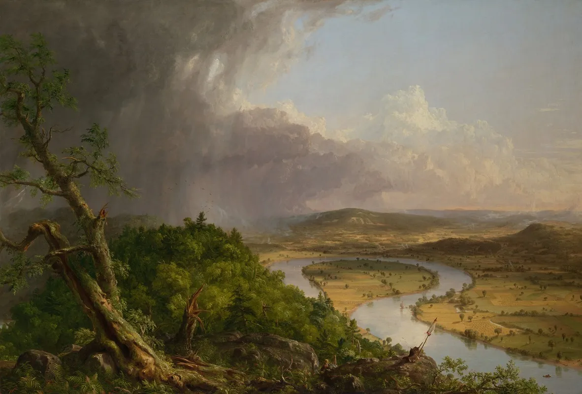 View From Mount Holyoke Northampton Massachusetts After A Thunderstorm The Oxbow