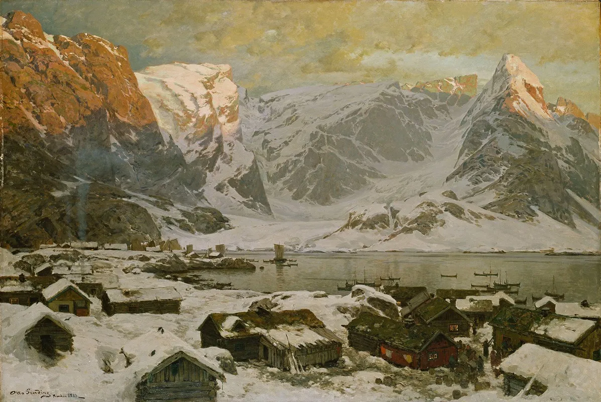 View From Reine In Lofoten