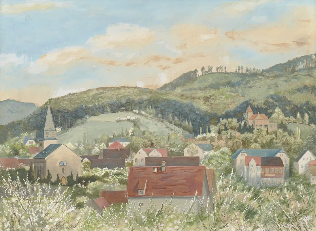 View From Seeheim Wall Art by Thomas Dielmann - High-Resolution Digital Print