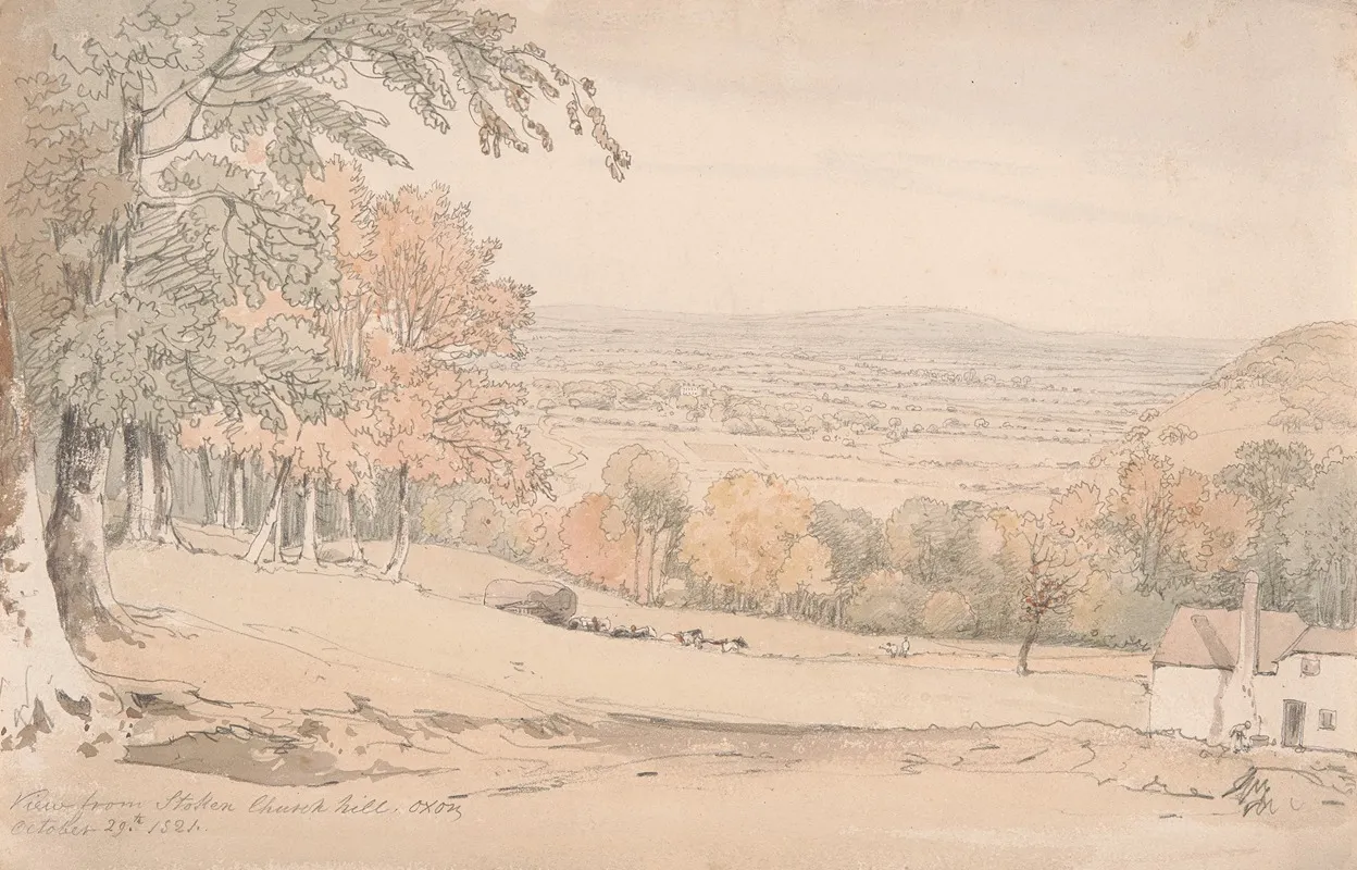 View From Stokenchurch Hill Buckinghamshire