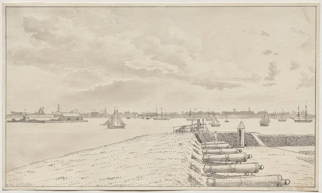 View From The Battery Toward The City