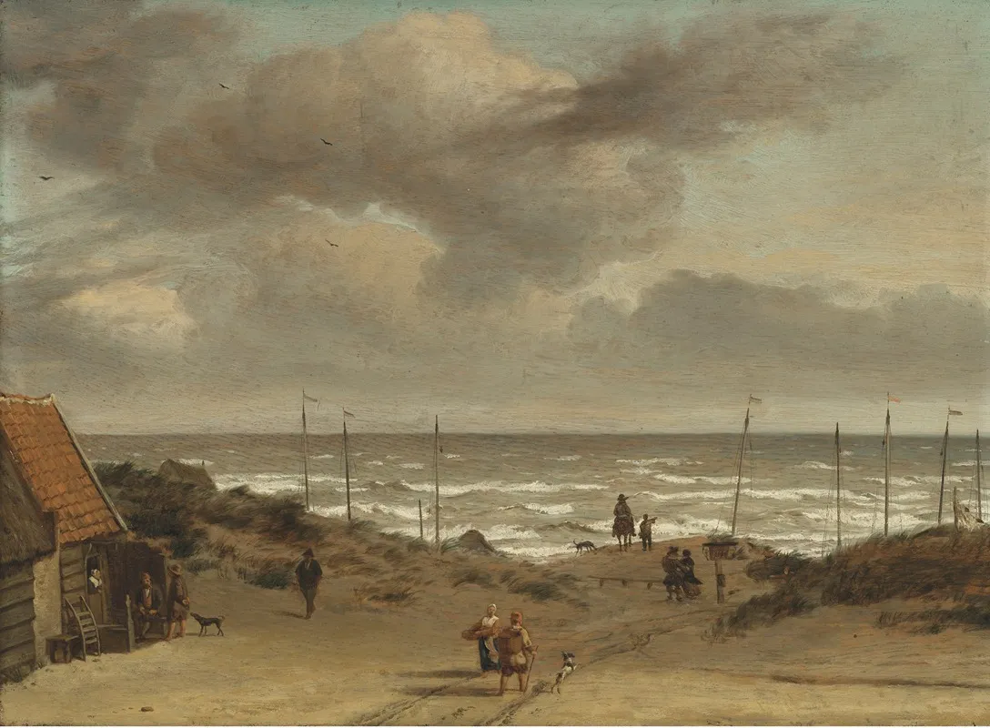 View From The Dunes Out To Sea