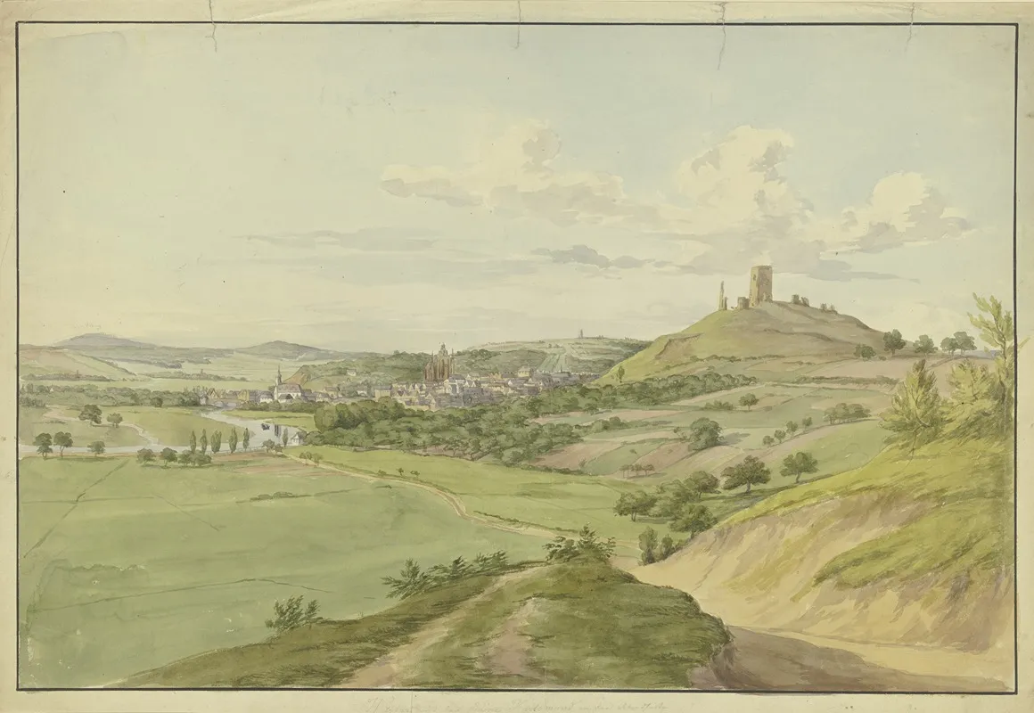 View From Wetzlar Wall Art by Heinrich Rosenkranz - High-Resolution Digital Print