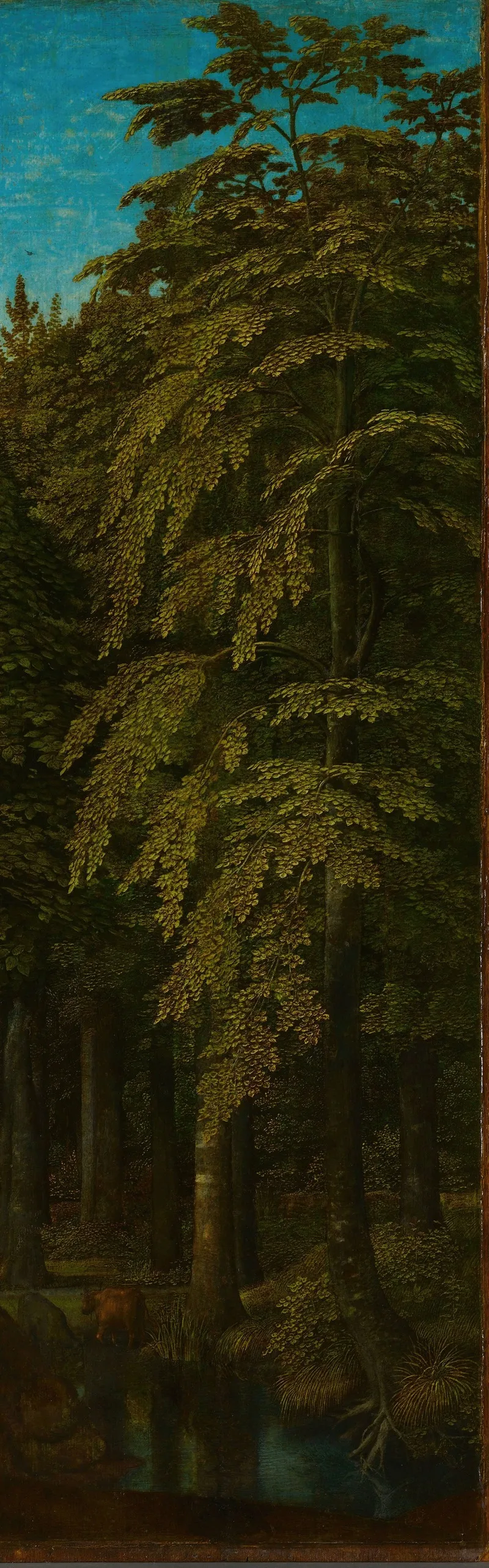 View In A Forest Outer Right Wing Of A Triptych