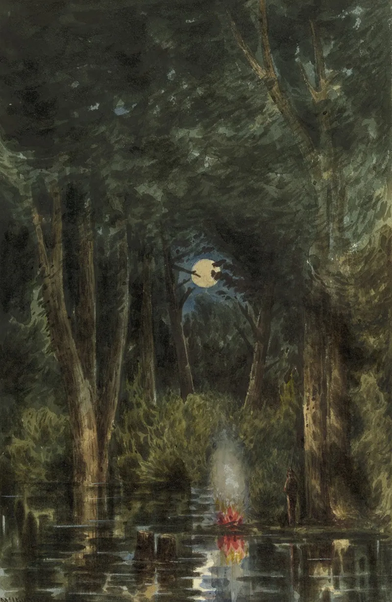 View In The Chickahominy Swamp