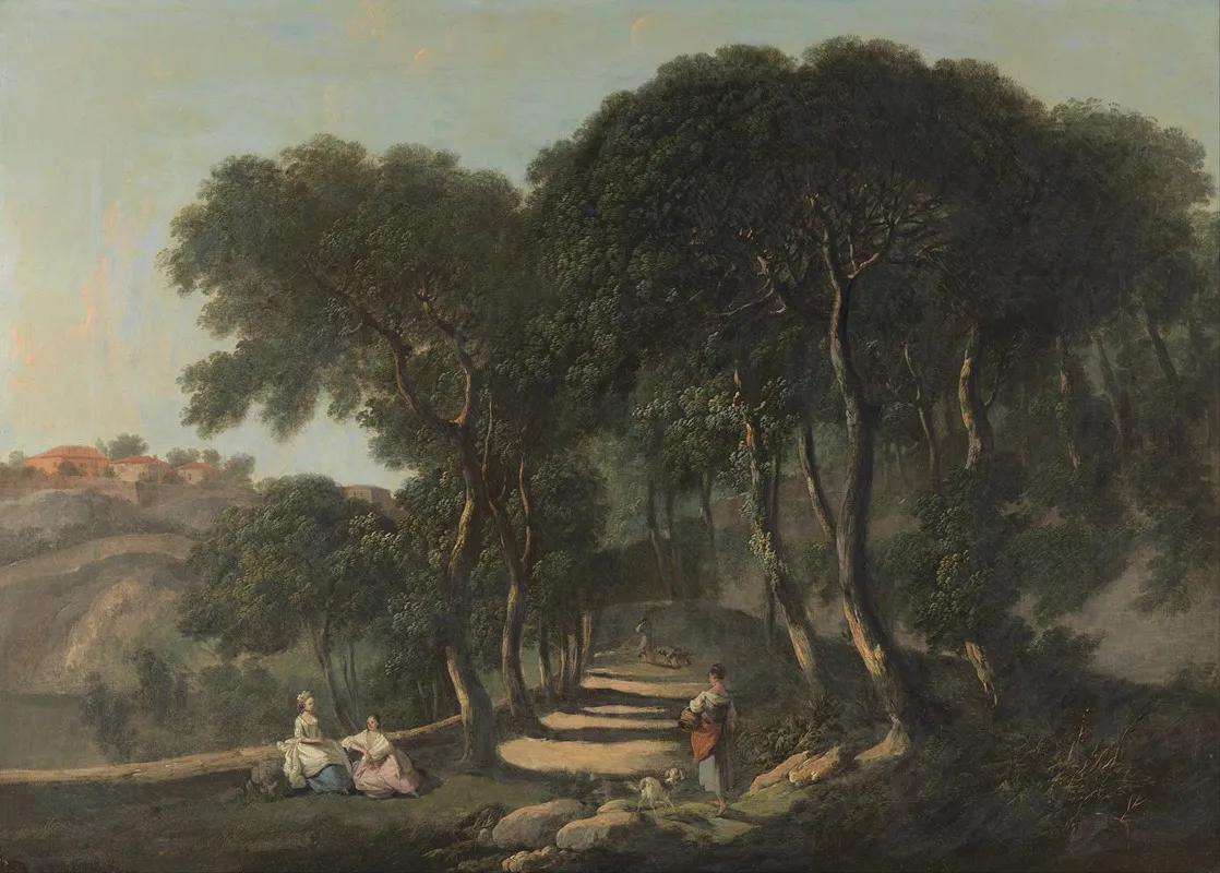 View Near Rome Wall Art by Nathaniel Dance Holland - High-Resolution Digital Print