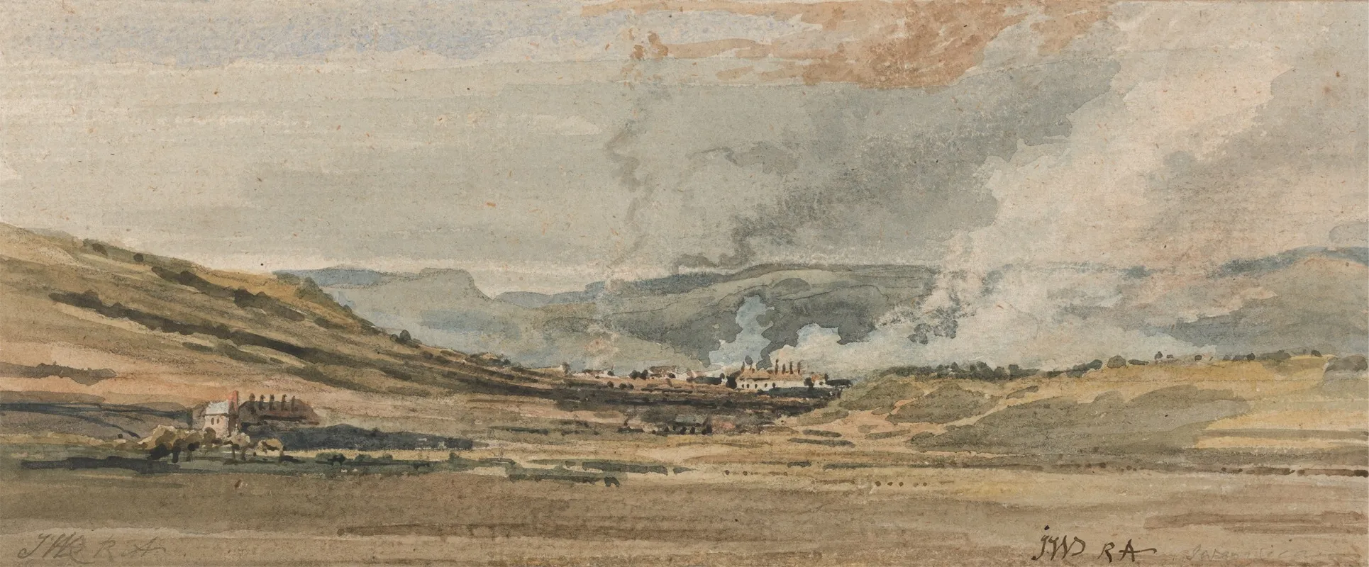 View Near Swansea South Wales Wall Art by James Ward - High-Resolution Digital Print