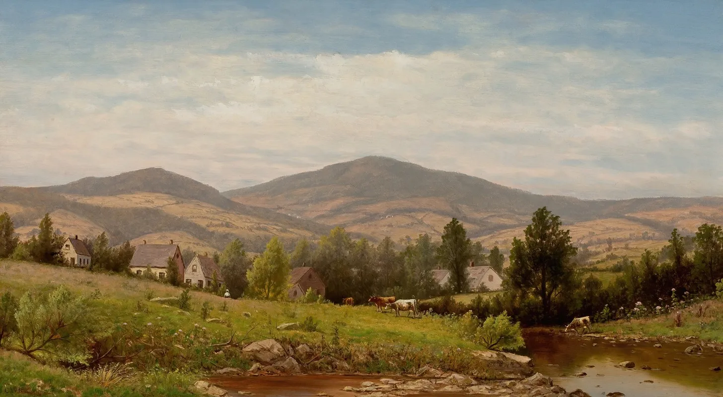 View Near Williamstown Berkshire County Massachusetts