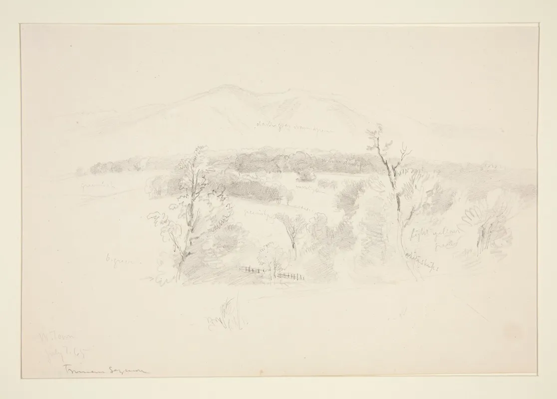 View Near Williamstown Wall Art by Truman Seymour - High-Resolution Digital Print