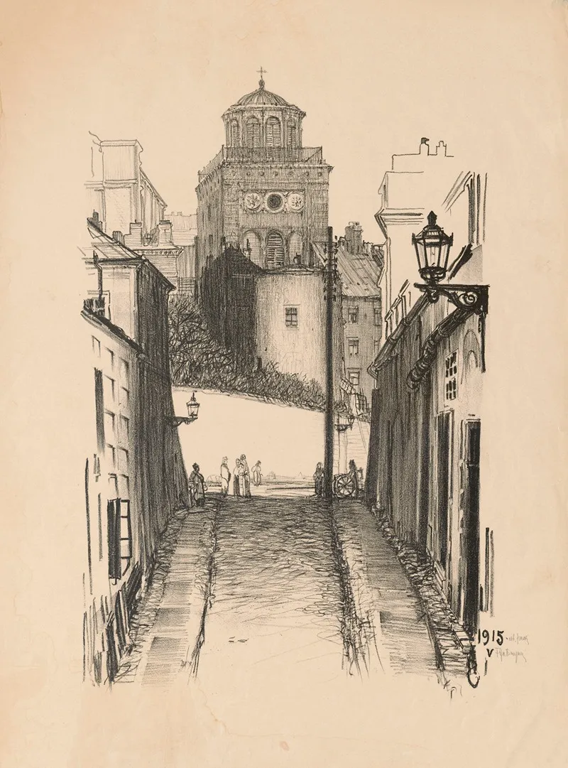 View Of A Bernardine Tower From Zrodlowa Street