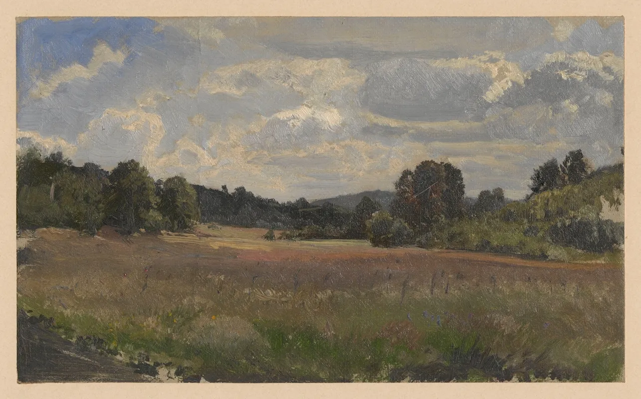 View Of A Meadow Near Jelcz