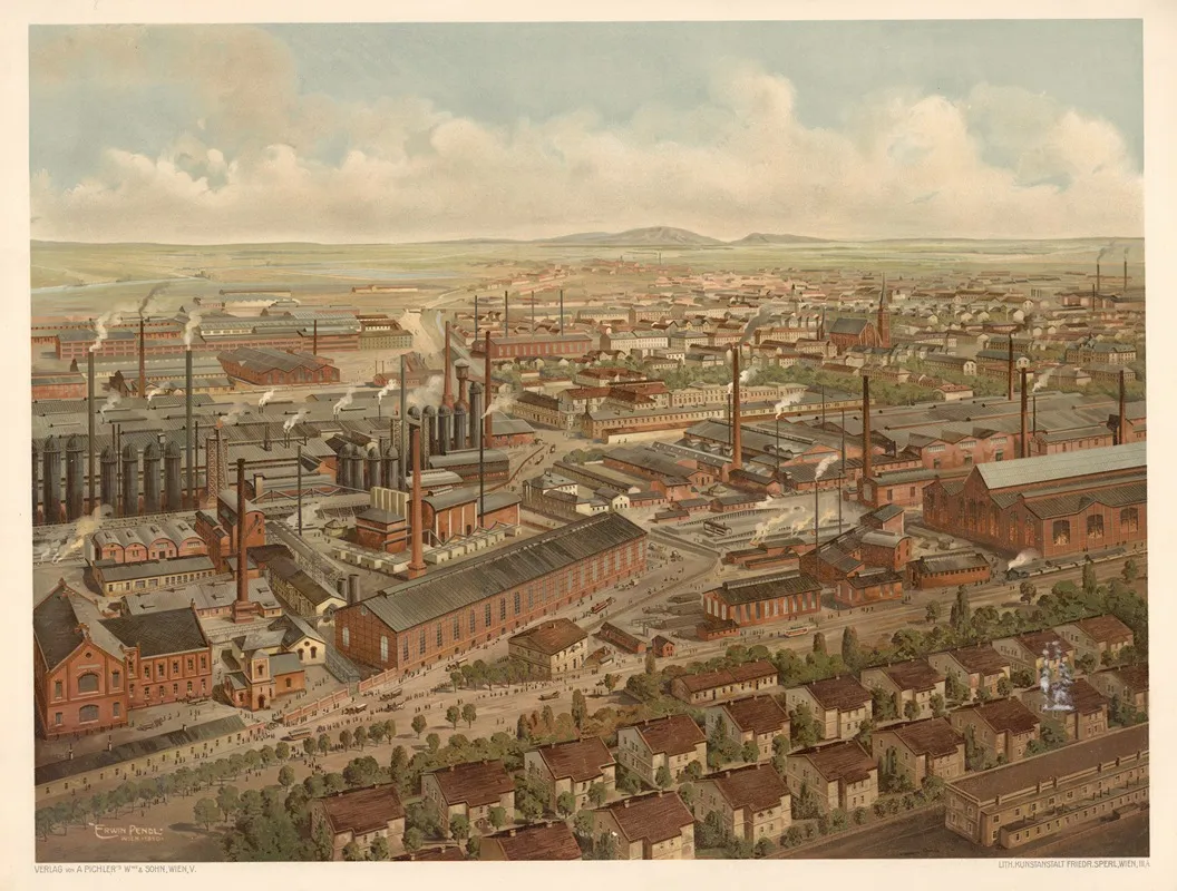 View Of A Steel Factory