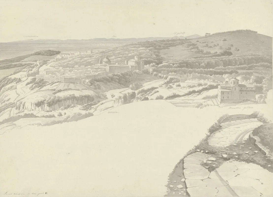 View Of Ariccia From Genzano
