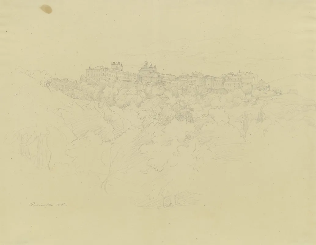 View Of Aricia Wall Art by Eduard Wilhelm Pose - High-Resolution Digital Print