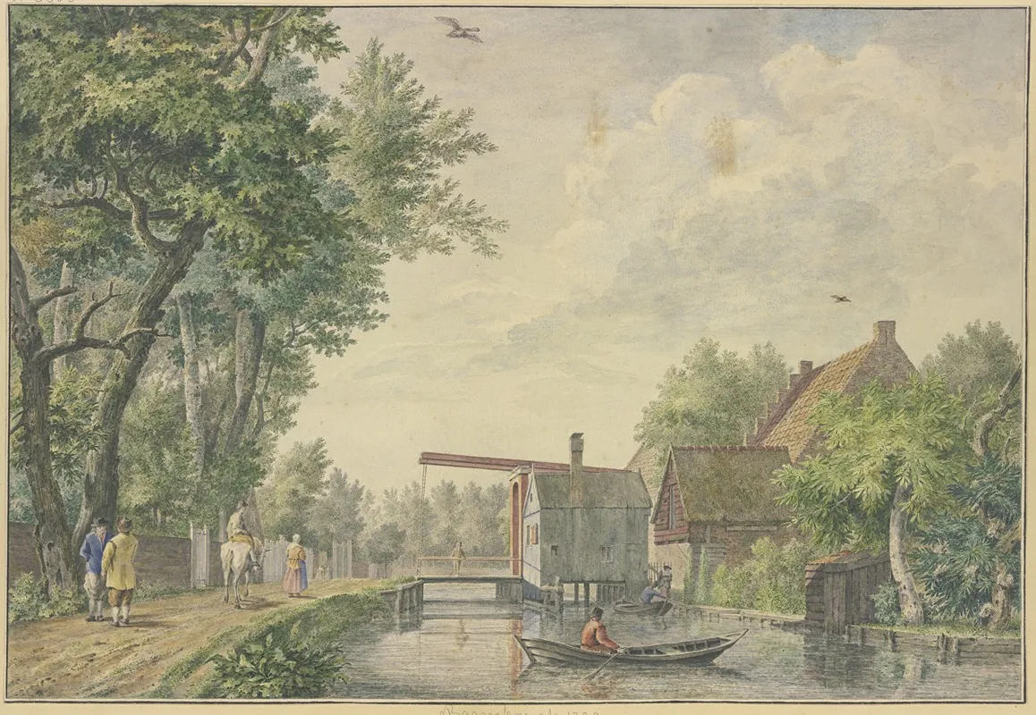 View Of Baambrugh Wall Art by Johannes de Bosch - High-Resolution Digital Print