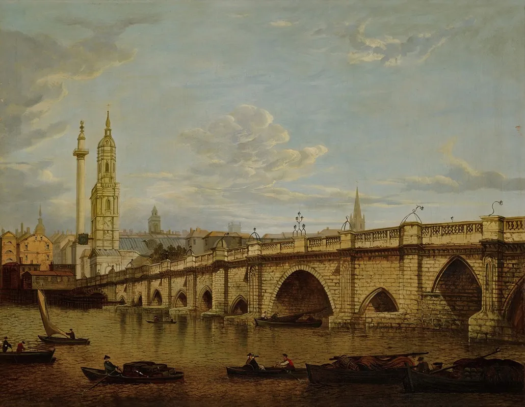 View Of Blackfriars Bridge Wall Art by John Paul - High-Resolution Digital Print