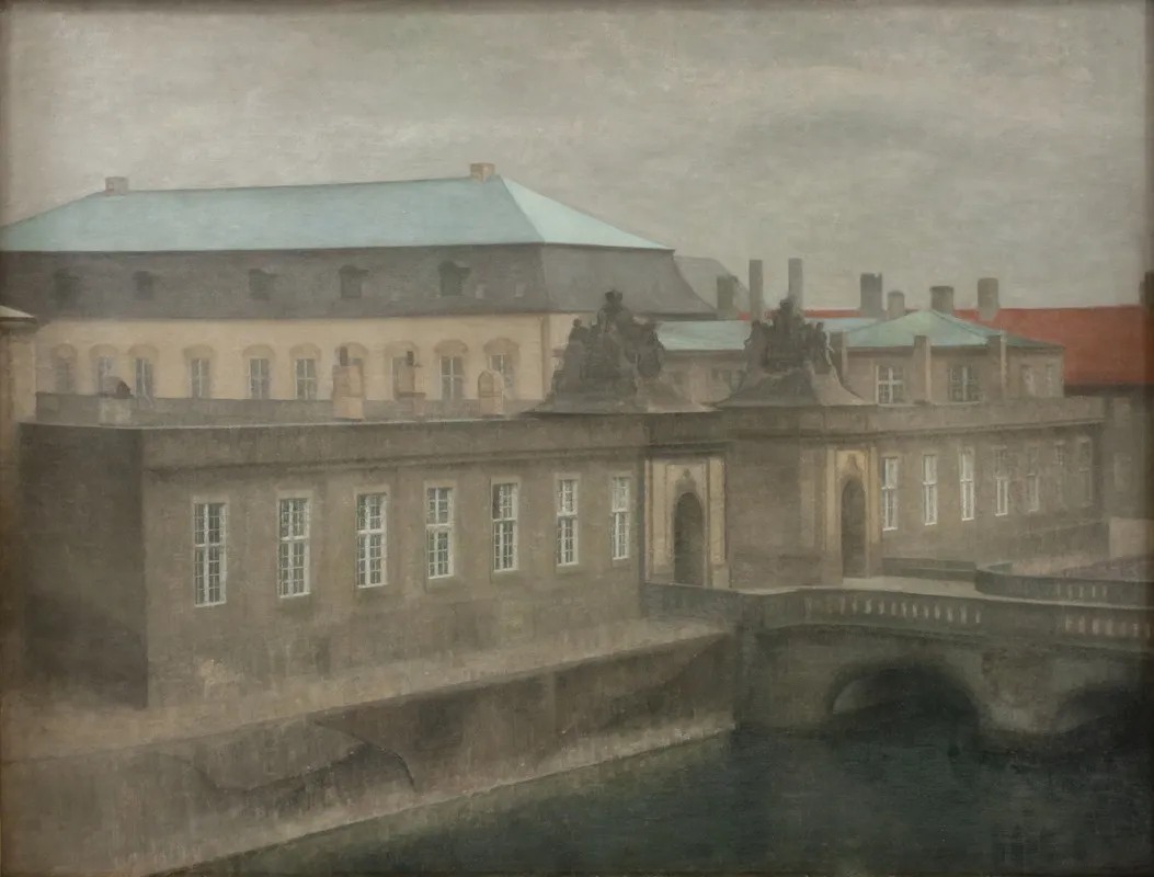 View Of Christiansborg Palace Late Autumn