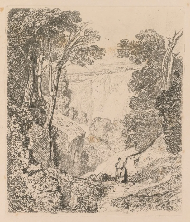 View Of Clifton Wall Art by John Sell Cotman - High-Resolution Digital Print