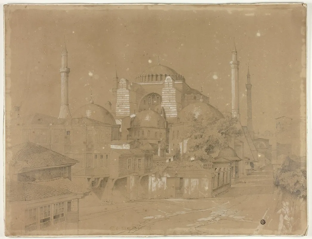 View Of Constantinople 3 Wall Art by David Roberts - High-Resolution Digital Print