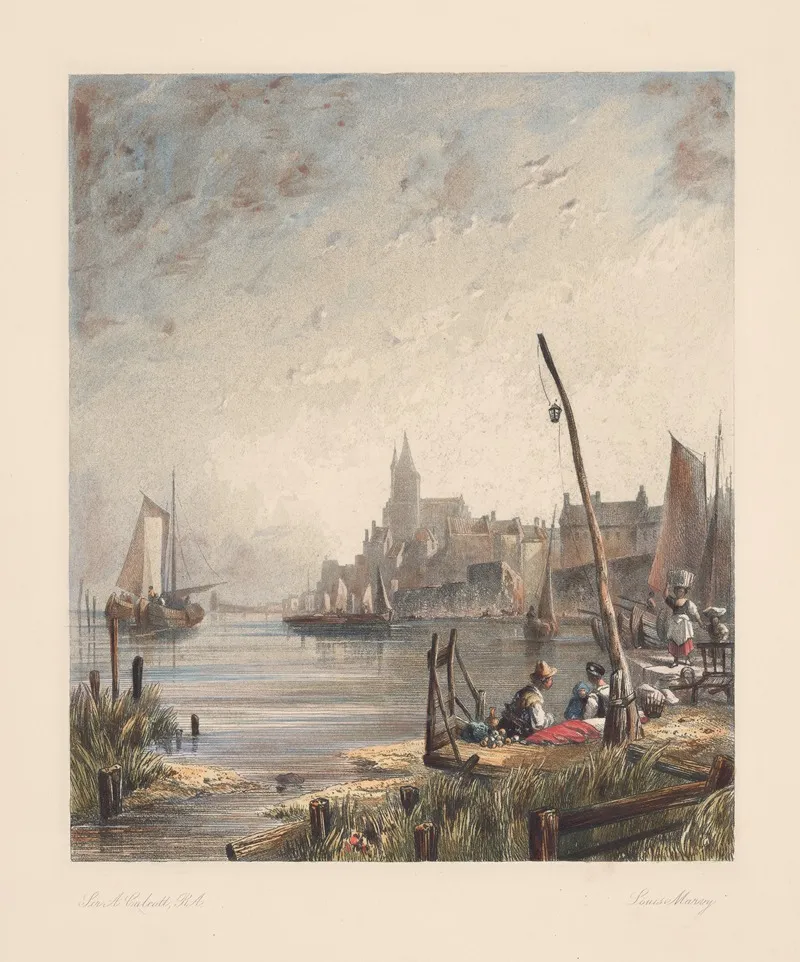 View Of Delft Augustus Wall Callcott